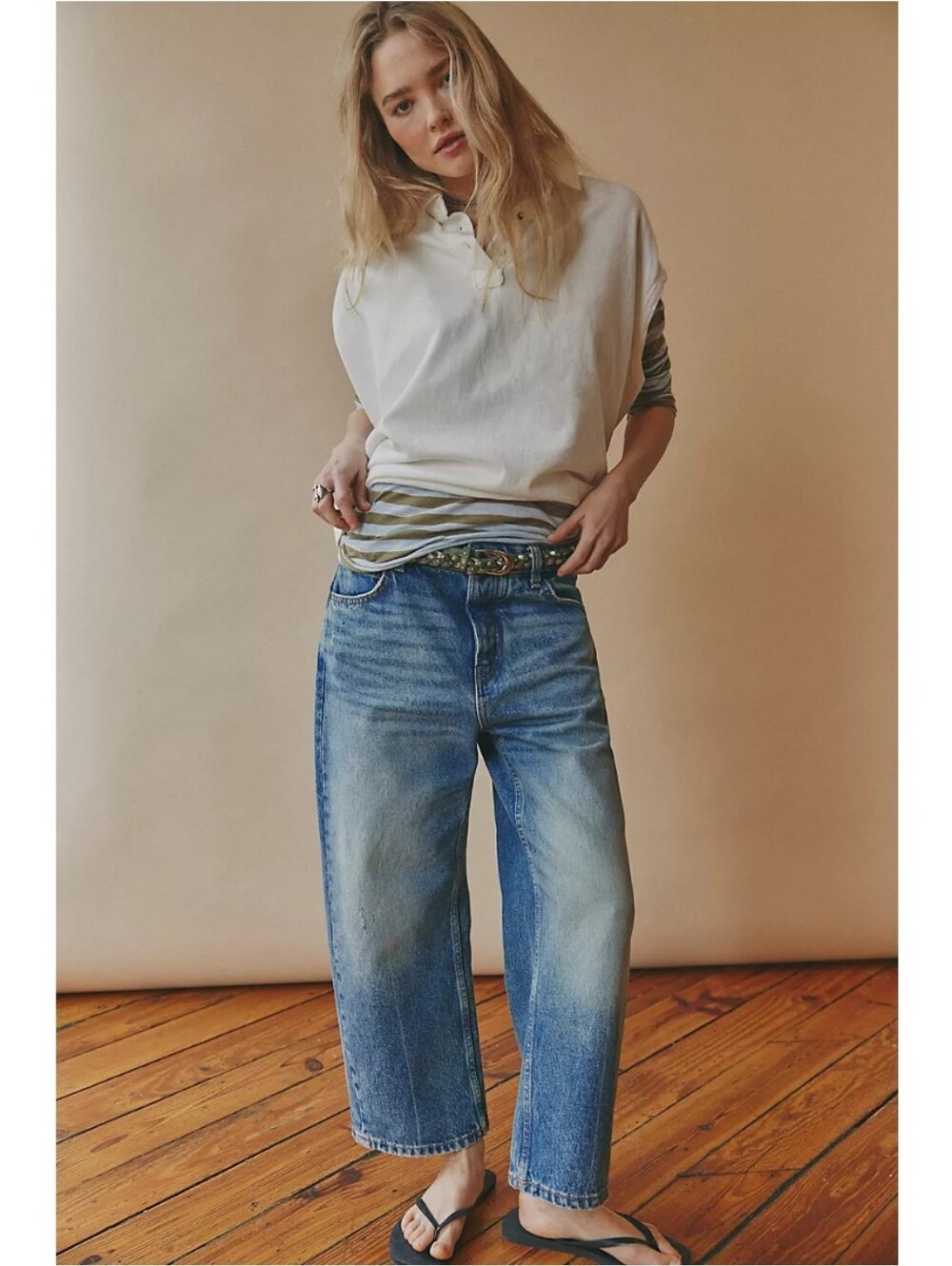We The Free × Free People Deep Trance Droppee Boyfriend Jeans From Beyond